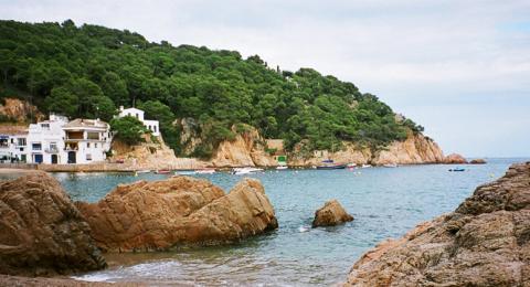 Tamariu, one of the coastal villages on the Spanish Journeys Costa Brava trip